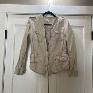 LOFT Utility Jacket in Light Tan